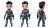 Cyberpunk Boy Views V2 Vinyl Car Decal Sticker – Waterproof & UV-Resistant 8"