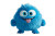 Blue Furry Monster V3 Vinyl Car Decal Sticker – Waterproof & UV-Resistant 8"
