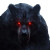 Dark Beast Bear Vinyl Car Decal Sticker – Waterproof & UV-Resistant 8"