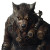 Steampunk Werewolf Beast Vinyl Car Decal Sticker – Waterproof & UV-Resistant 8"