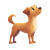 Friendly Cartoon Dog Vinyl Car Decal Sticker – Waterproof & UV-Resistant 8"
