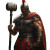 Spartan Mace Training Vinyl Car Decal Sticker – Waterproof & UV-Resistant 8"