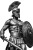 Greek Warrior Statue V8 Vinyl Car Decal Sticker – Waterproof & UV-Resistant 8"