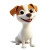 Playful Jack Russell Vinyl Car Decal Sticker – Waterproof & UV-Resistant 