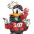Duffy Duck Rapper Vinyl Car Decal Sticker – Waterproof & UV-Resistant 8"