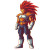 Cocky Saiyan Warrior Vinyl Car Decal Sticker – Waterproof & UV-Resistant 8"