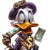 Scrooge Mcduck Smoking V2 Vinyl Car Decal Sticker – Waterproof & UV-Resistant 8"