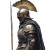 Radiant Sun Knight Vinyl Car Decal Sticker – Waterproof & UV-Resistant 8"