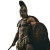 Spartan Warrior V185 Vinyl Car Decal Sticker – Waterproof & UV-Resistant 8"