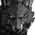 Black Fang Wolf Vinyl Car Decal Sticker – Waterproof & UV-Resistant 8"