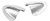 Attwood Marine Boat Vent Cover 66400-3 Clam Shell Vent; Stainless Steel; Silver; With 6 Fasteners; Single