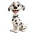 Happy Dalmatian 3D Vinyl Car Decal Sticker – Waterproof & UV-Resistant 8"
