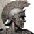 Ancient Warrior Mosaic Vinyl Car Decal Sticker – Waterproof & UV-Resistant 8"