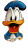 Angry Donald Duck V9 Vinyl Car Decal Sticker – Waterproof & UV-Resistant 8"