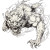 Foo Dog Monster Vinyl Car Decal Sticker – Waterproof & UV-Resistant 8"