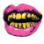 Y2K Grillz Design Vinyl Car Decal Sticker – Waterproof & UV-Resistant 8"