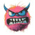 Angry Cartoon Character V7 Vinyl Car Decal Sticker – Waterproof & UV-Resistant 8"