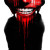 Smiling Female With Fangs Vinyl Car Decal Sticker – Waterproof & UV-Resistant 8"