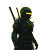 Futuristic Samurai Poster V2 Vinyl Car Decal Sticker – Waterproof & UV-Resistant 8"