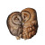Tawny Owls Snuggled Vinyl Car Decal Sticker – Waterproof & UV-Resistant 8"