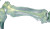 X-Ray Bone Vinyl Car Decal Sticker – Waterproof & UV-Resistant 8"