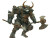 Armored Wolf Minotaur Vinyl Car Decal Sticker – Waterproof & UV-Resistant 8"