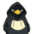 Angry Hoodie Penguin Vinyl Car Decal Sticker – Waterproof & UV-Resistant 8"