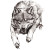 Dynamic Wolf Tattoo Vinyl Car Decal Sticker – Waterproof & UV-Resistant 8"