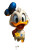 Donald Duck Flowers Vinyl Car Decal Sticker – Waterproof & UV-Resistant 8"