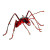 Neon Red Ant Vinyl Car Decal Sticker – Waterproof & UV-Resistant 8"