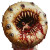 Donut Tentacle Monster Vinyl Car Decal Sticker – Waterproof & UV-Resistant 8"