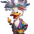 Poetic Duck Speaker Vinyl Car Decal Sticker – Waterproof & UV-Resistant 8"