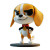 Smug Beagle Figure Vinyl Car Decal Sticker – Waterproof & UV-Resistant 8"