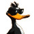 Daffy Duck Shades Vinyl Car Decal Sticker – Waterproof & UV-Resistant 8"