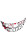 Creepy Smile Art Vinyl Car Decal Sticker – Waterproof & UV-Resistant 8"