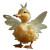 Fairy Duck Vinyl Car Decal Sticker – Waterproof & UV-Resistant 8"
