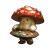 Fantasy Mushroom Person Vinyl Car Decal Sticker – Waterproof & UV-Resistant 8"