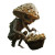 Manlike Mushroom Forager Vinyl Car Decal Sticker – Waterproof & UV-Resistant 8"