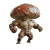 Muscular Mushroom Vinyl Car Decal Sticker – Waterproof & UV-Resistant 8"