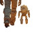 Mars Colonist And Robot Vinyl Car Decal Sticker – Waterproof & UV-Resistant 8"