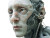 Futuristic Transhumanist Face Vinyl Car Decal Sticker – Waterproof & UV-Resistant 8"