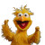 Big Bird Celebration Vinyl Car Decal Sticker – Waterproof & UV-Resistant 8"