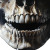 Jawbone And Teeth Vinyl Car Decal Sticker – Waterproof & UV-Resistant 8"