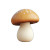 Cute Porcini Mushroom Vinyl Car Decal Sticker – Waterproof & UV-Resistant 8"