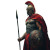 Spartan Warrior V217 Vinyl Car Decal Sticker – Waterproof & UV-Resistant 8"