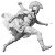Achilles Running Battle Vinyl Car Decal Sticker – Waterproof & UV-Resistant 8"