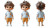 Cute Boy Figure V2 Vinyl Car Decal Sticker – Waterproof & UV-Resistant 8"