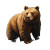 Painted Bear Vinyl Car Decal Sticker – Waterproof & UV-Resistant 8"