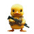 Yellow Duck Warzone Vinyl Car Decal Sticker – Waterproof & UV-Resistant 8"