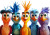 Colorful Cartoonish Birds Vinyl Car Decal Sticker – Waterproof & UV-Resistant 8"